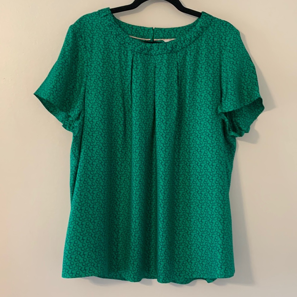 Boden Green Short Sleeve Top
